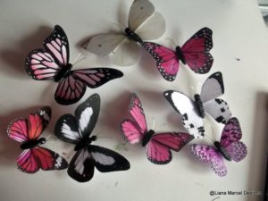 mariposas de papel crepe