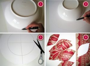 Como hacer una guirnalda con hojas de papel (2)