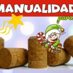 angeles de corchos reciclados para navidad