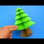 arbol de navidad en origami paso a paso