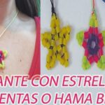 colgante con forma de estrella para navidad