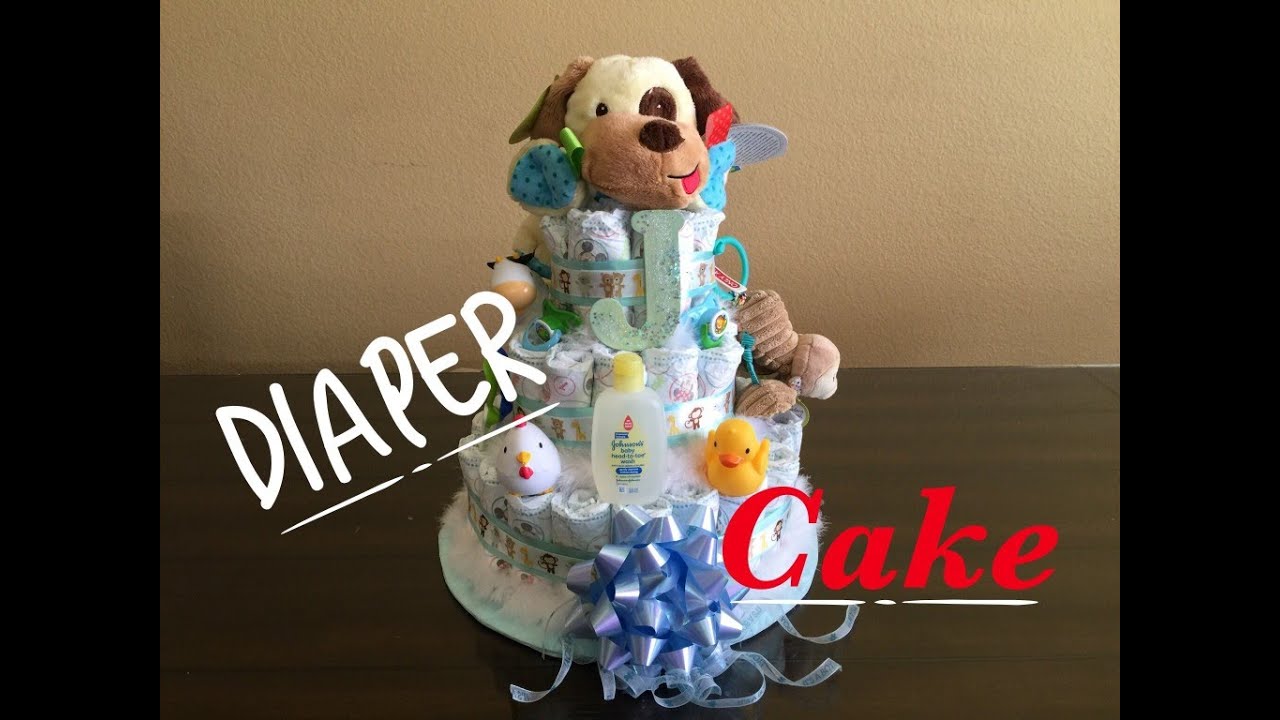 Como hacer un pastel para un baby shower de pañales