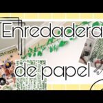 como hacer una guirnalda con hojas de papel