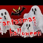 fantasmas con gasas para halloween