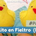 pollitos de fieltro facil de hacer